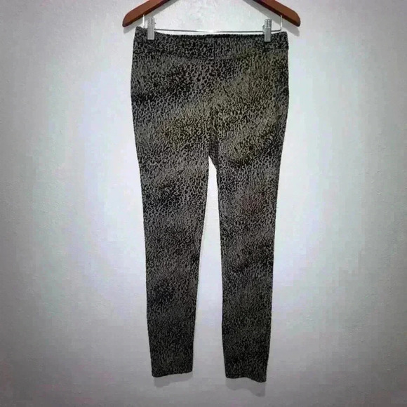Free People Knit Leggings in Leopard Print Combo / Tan, Beige, Black / Size S - Picture 13 of 14